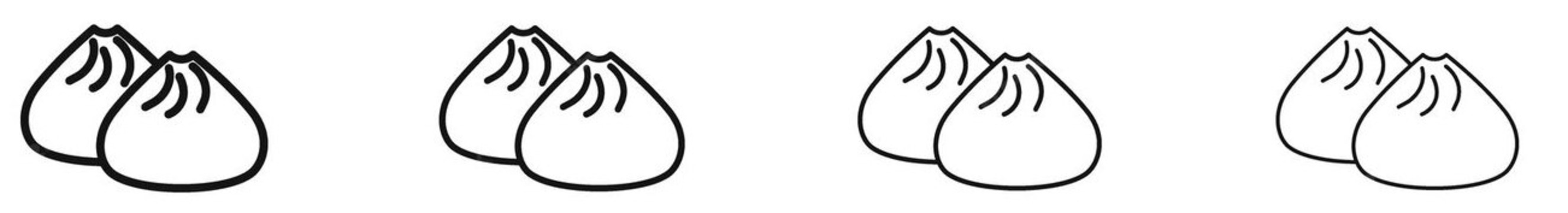 Four mandou dumplings